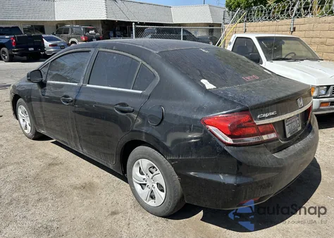 2013 Honda Civic Sdn Lx z USA, uszkodzony, nr VIN 19XFB2F51DE260357